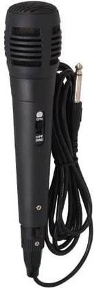 TECHGEAR Dynamic Wired Microphone with 2.5 Meter 6.35mm Jack Mono Connector Microphone