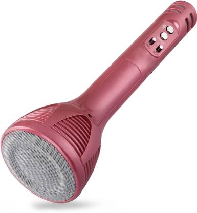 Acesquare Design 2 Wireless Bluetooth Mike For Singing (Pink) Microphone