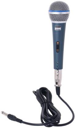BALRAMA BETA 58 Microphone Beta-58A Dynamic Vocal Karaoke Microphone with 3.5MM Connector 58A Pofessional Singing Mic Studio Voice Recording Mixer Karaoke Mikrofon Microphone Clip + Black Zipper Pouch + 3.5mm Connector Microphone