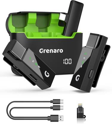 Grenaro S13 Pro Digital Display Charging Case Wireless Mirphone Microphone