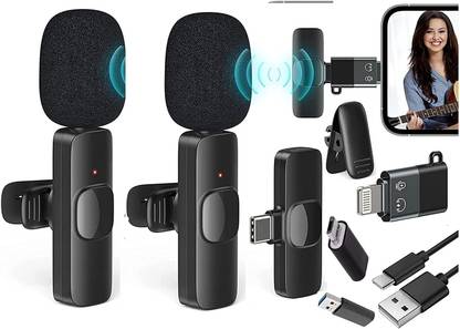 asgtrade Dual Wireless Microphone for youtube tiktok and any other live streaming Microphone