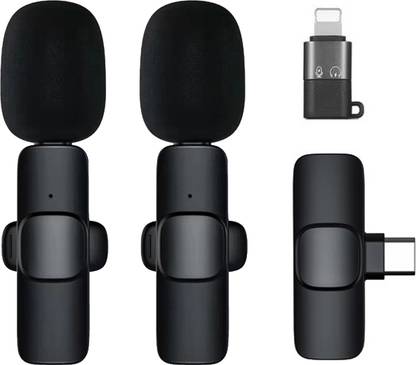 MOBIZAC Latest Edition K9 Wireless Microphone for Type C Android Smartphones and-iPhone Microphone