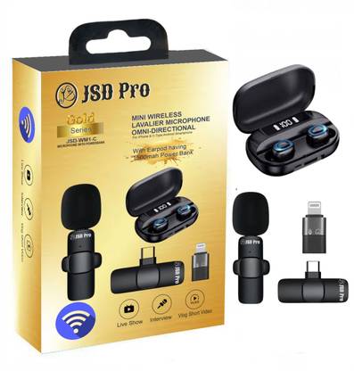 JSD PRO JSD-WM1C - C-Type Android Smartphone Compatible - Mini Wireless Microphone