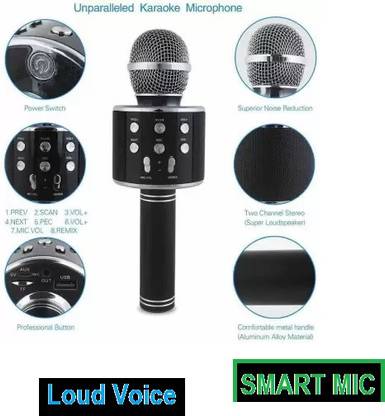 Bygaura JM189(WS858)Advance CoolHandheld Speaker & Mic Color May Very (Pack of 1) Microphone
