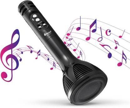 Acesquare Portable Wireless Bluetooth Mike For Singing With Inbuild Speaker Microphone