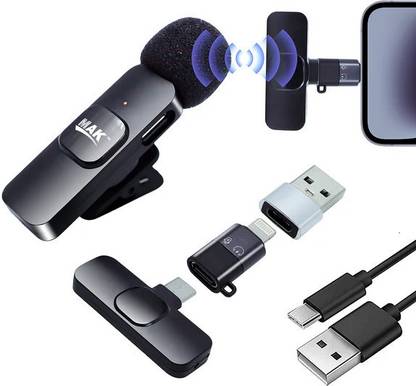 MAK K08 360-Omnidirectional Wireless Collar Mic Microphone