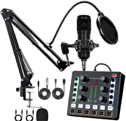 Urban Infotech BM-800 Condenser Mic, Suspension Studio Mic Set Kit Microphone