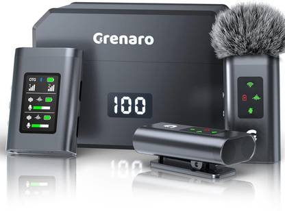 Grenaro Mic for YouTube , P11 Noise Reduction Wireless Microphone for YouTubers Mic Microphone