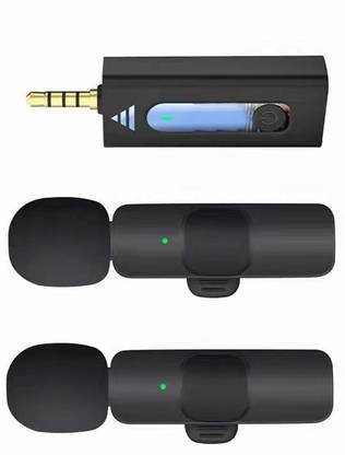 WRADER K35 Wireless Collar Mic for Youtube for Android Mobiles 3.5mm Mic for Youtube Microphone