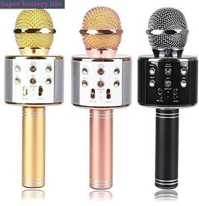 Bashaam J1071 PLUS(WS858) BLUETOOTH WIRLESSMic Color may vary (Pack of 1) Microphone