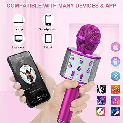 Seraphic Bluetooth Wireless 4 in 1 Karaoke HiFi Speaker Microphone Microphone