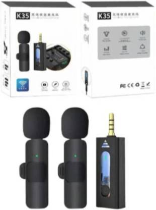 GUGGU DH-K35 Pro Wireless Lavalier Lapel Microphone Noise Cancelling Recording Mic Microphone