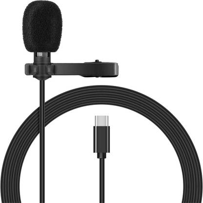 Zohlo Best Buy Type-C Mic For Phone Audio Recording Clip-on Mic for YouTube,Interview Microphone