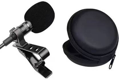 Uborn Professional Dynamic Lavalier Collar Condenser Clip-On Mic for Android Microphone