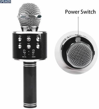 Bymaya J2641 LATEST(WS858) BLUETOOTH WIRLESSMic Color may vary (Pack of 1) Microphone