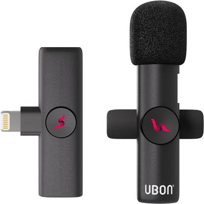 Ubon CM-601 Wireless v5.0 Youtube Collar Mic for iPhone | 20m Range| Vlog & Video Mic Microphone