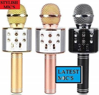 Stybits S283 LATEST WS858WIRLESS Handheld MIC& SPEAKER COLOR MAY VARY (PACK OF 1) Microphone
