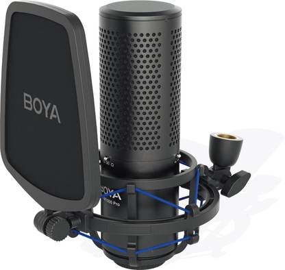 BOYA XLR Large Diaphragm Studio Condenser Microphone Vocal Recording Mic Microphone