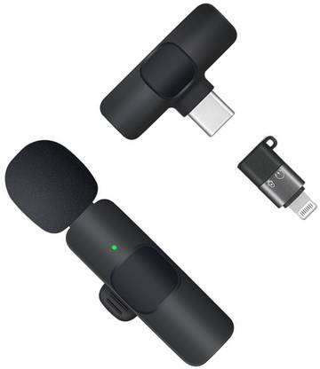 WRADER Professional Grade K8 Microphone for Type C Mobiles and Youtube Wireless Microphone