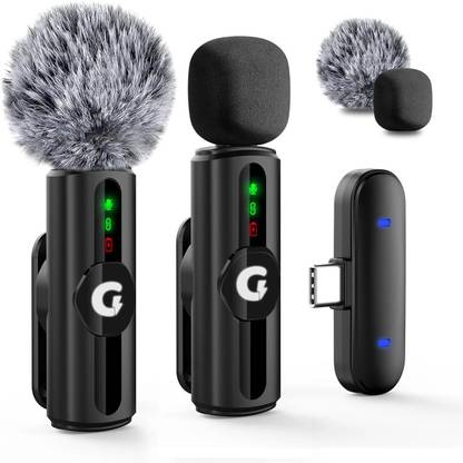 Grenaro Mic for YouTube, Noise Reduction Wireless microphone, mike for vlogging Microphone