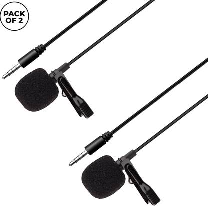 MOBIZAC Lapel Mic Clip Microphone for Youtube Voice Recording ASMR and Vlogging Collar Microphone