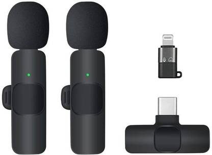Urban Infotech K9 Dual Wireless Lavalier Microphone for Interview Recording,Live Stream,YouTube Microphone