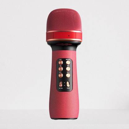 Acesquare Wireless Bluetooth Karaoke Mic with Speaker, Audio Recording & Advance Features Microphone