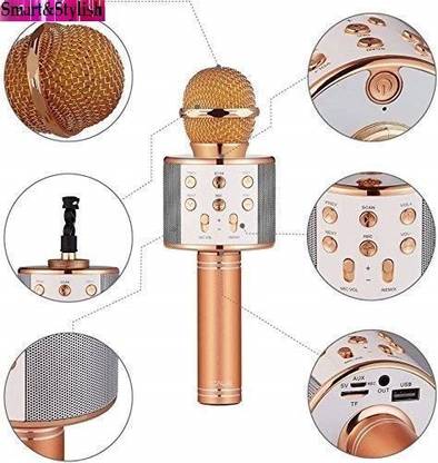 Bashaam J2468 PRO(WS858) HandheldSpeaker&Mic Color may vary (Pack of 1) Microphone