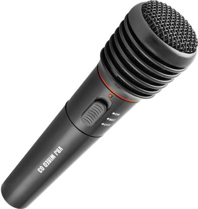 Acesquare Ace 02 Wired New Advanced Featured Mike For Parties and Singing - Black Microphone