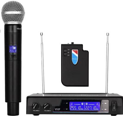 Adiohub Wireless System Dynamic Handheld Microphones,150-260Ft Operating Ideal 3002B Microphone