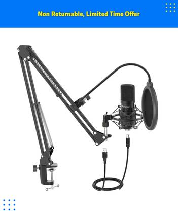 Fifine T730 UPPER PREMIUM Microphone With Arm Stand, Shock Mount,Clip,Cable,Filter & Cap Fifine T730 UPPER PREMIUM Microphone With Arm Stand, Shock Mount,Clip,Cable,Filter & Cap