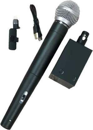 WON Pro Wireless Mic Connect with Mobile (Supported Type C and Android & IOS) Microphone