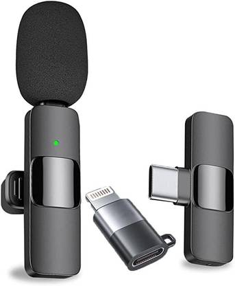 Qwertsy Portable Professional K8 Microphone Wireless Lavalier Microphone MIC WIRELESS MICROPHONE
