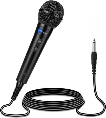 Maizic Smarthome Handheld Wired Metal Dynamic Karaoke Cardioid with 6.35mm Jack Adapter Microphone