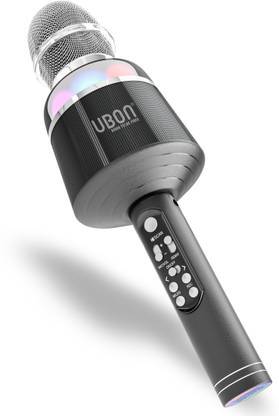Ubon Karaoke Mic with Speaker & Inbuilt Voice Changer, Party Star GT-425, Bluetooth Microphone
