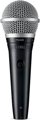 Shure PGA48-XLR Cardioid Dynamic Vocal Microphone with 15' XLR-XLR Cable Microphone
