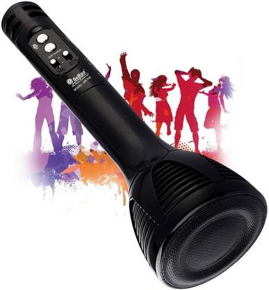 VRJTEC Portable Wireless Mic With Inbuilt Bluetooth Speaker Microphone
