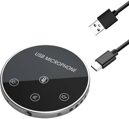 ZITRONIX Omnidirectional Conference Speaker USB Mic 360 Voice Pickup Microphone