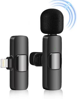 Gentle e kart ® K8 2 in1 Wireless Collar Mic voice recorder With iOs & Type C Device Supported Microphone