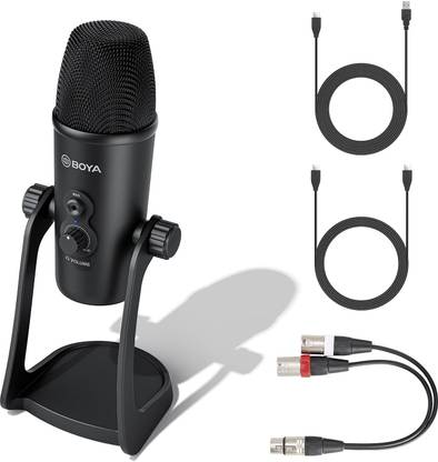 BOYA PM700 PRO USB Studio Microphone for Windows, Mac & PC with Detachable Stand Microphone