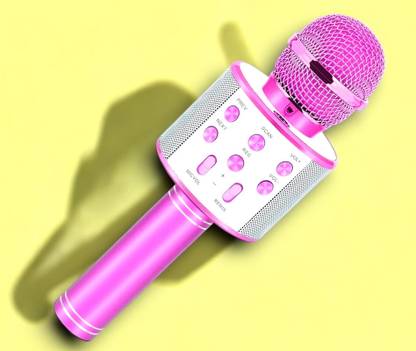 Sagaft H253 Wireless Handheld Bluetooth Mic with Speaker (Bluetooth Speaker) Microphone