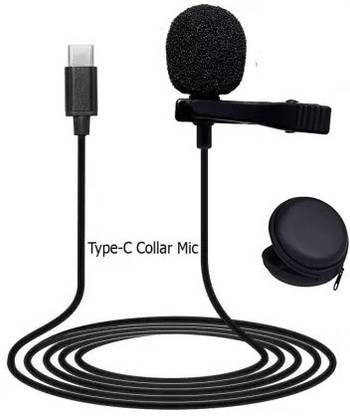 Uborn Dynamic Collar Microphone Lavalier Condenser Clip-On Mic for Android Microphone