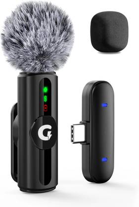 Grenaro Wireless Mic, Cancellation Mic for YouTube, Vlogging, Recording For Type-C Microphone