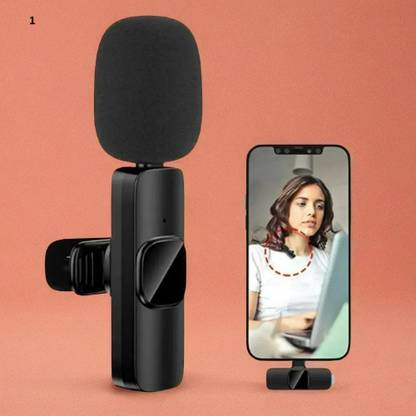 3BAAN B210 Wireless Collar Mic for iPiPAD & Type C Supported Microphone Microphone