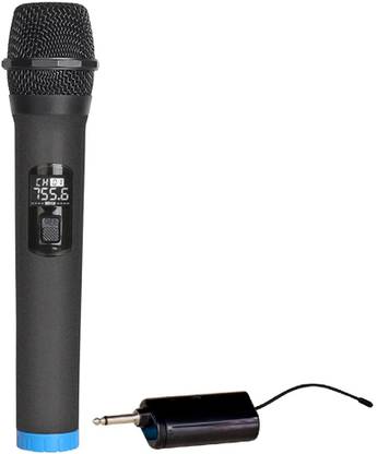 Adiohub Wireless Microphone Karaoke Microphone Wireless Mic with Rechargeable Receiver System Set 80ft Transmission Distance- UHF Handheld Cordless Microphone for Singing, Meeting, Confrence, Speech Microphone