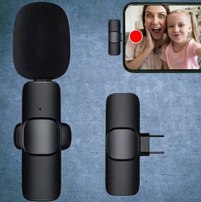 FRONY K8_vp_45 Wireless Collar Mic Type C Supported Microphone Microphone