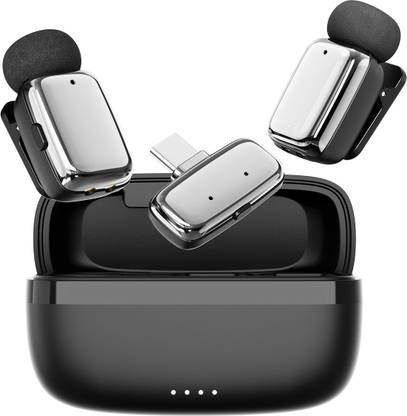 vook LM4 Wireless Mic with Noise Cancelling for YouTube Video Recording & Vlogging Microphone