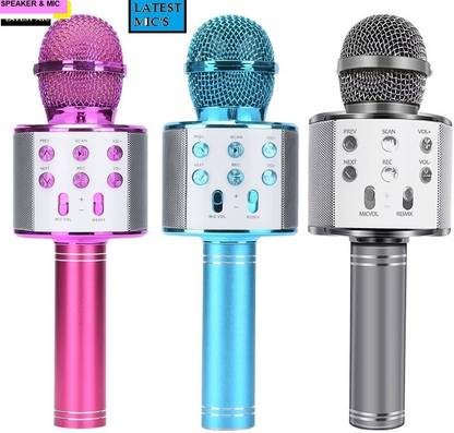 Stybits S1448 PRO WS858_Bluetooth Karaoke Mic For Youtube Sing (pack of 1) Microphone