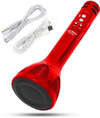 Pick Ur Needs Superier Quality Wireless Bluetooth Microphone Connection Player Speaker 2-in1 With Recording + USB+FM Microphone