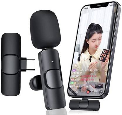 Access K8 Wireless PLUG AND PLAY MIC Type-C & Lightning Connector MIC WIRELESS MICROPHONE
